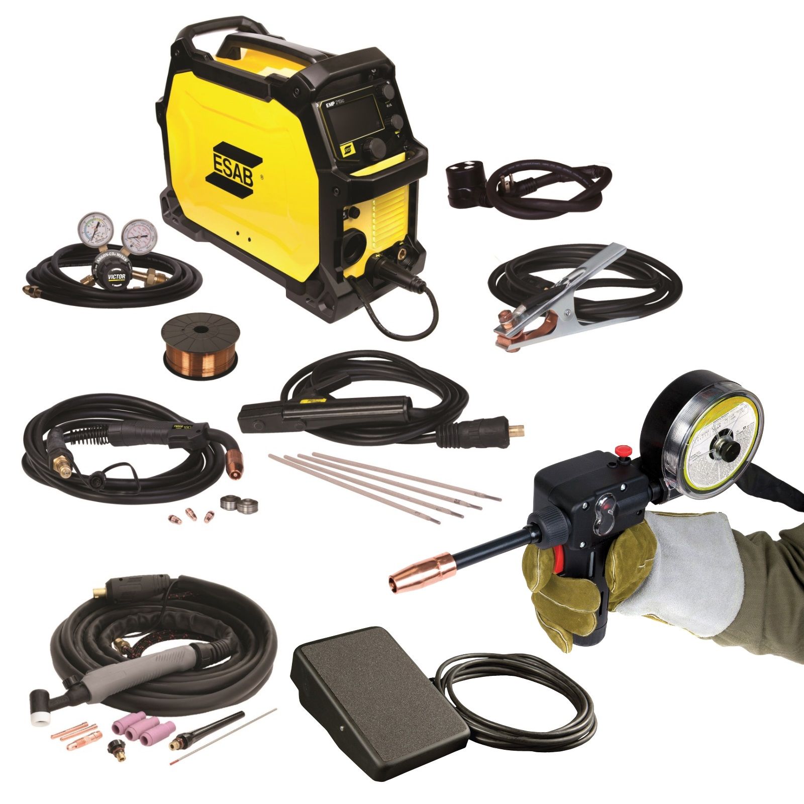 Esab Rebel Emp 215IC Welder