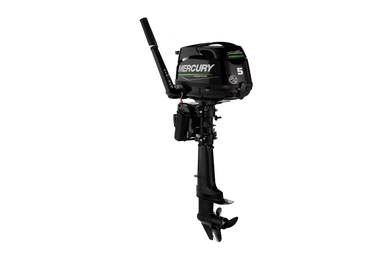Mercury 5HP 5MLHA LPG Propane Sail Power Outboard - Special Stock