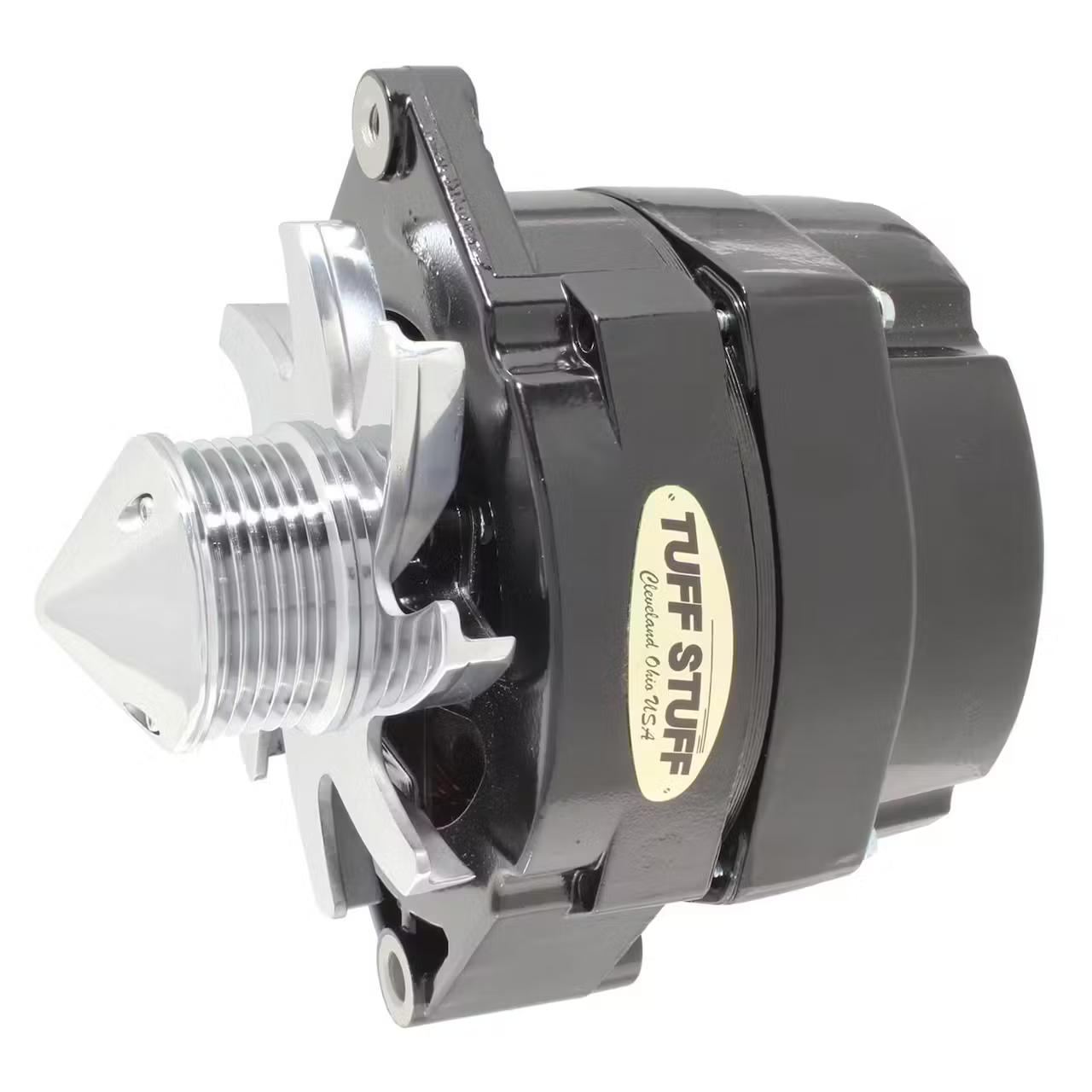 Tuff Stuff 7140FBUL6G12 GM 140 Amp Alternator, Black