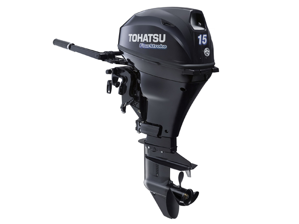 2017 Tohatsu 15 HP MFS15DL Outboard Motor