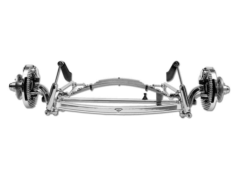 Pete & Jake's 2095-C Complete Front End, Chrome I-Beam Axle, 1928-31 Ford Model A